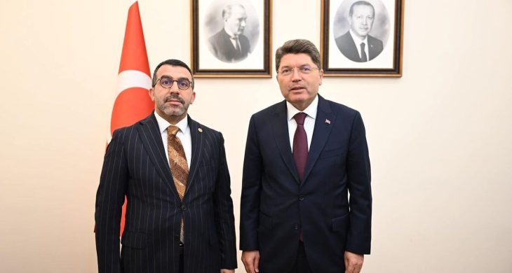 Milletvekili Adem Çalkın, Adalet Bakanı Yılmaz Tunç’u ziyaretinde Kars ile ilgili talep ve beklentileri iletti