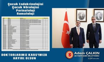 Kars’a 53 yeni doktor atandı