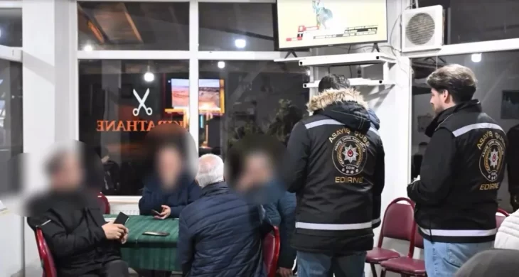 Edirne’de kumar, tombala ve yasadışı bahis operasyonu