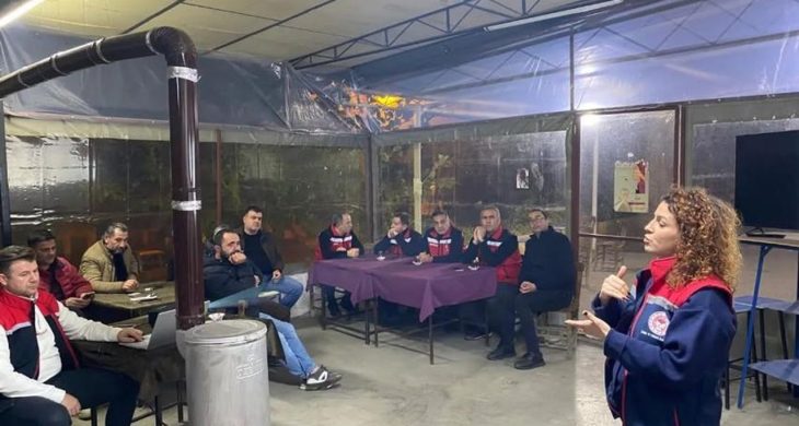 Aydınlı hayvan üreticilerine şap bilgilendirmesi