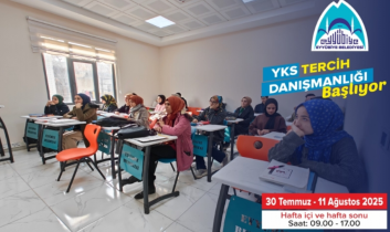 Eyyübiye Belediyesi’nden gençlere YKS tercih desteği