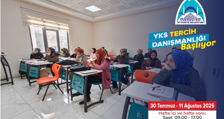 Eyyübiye Belediyesi’nden gençlere YKS tercih desteği