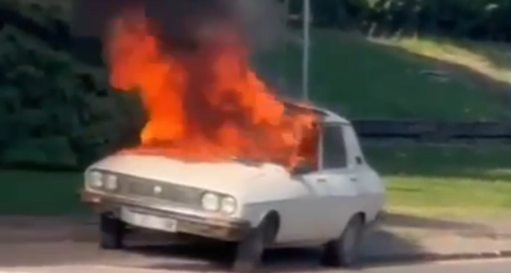 TBMM’nin önünde ‘Beyaz Toros’ yakıldı; şüpheli gözaltında