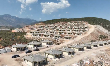 Hatay Hassa’da 622 afet konutunun inşaatı sürüyor