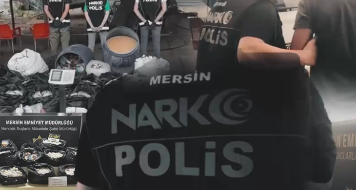 Mersin’de 3 milyon 542 bin uyuşturucu hap ele geçirildi: 8 şüpheli yakalandı