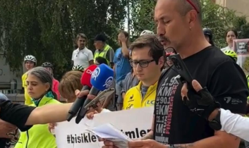 Ankara’da bisikletçilerden “Artık Yeter” çığlığı