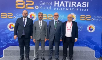 Elazığ Ticaret Borsası heyeti TOBB genel kuruluna katıldı