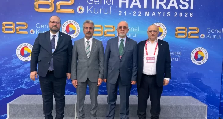 Elazığ Ticaret Borsası heyeti TOBB genel kuruluna katıldı