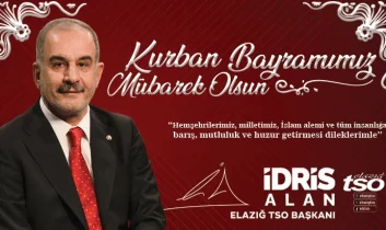 Elazığ TSO Başkanı Alan’dan Kurban Bayramı mesajı
