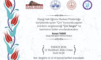 Elazığ’da çini sanatı sergisi kapılarını açıyor