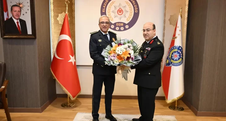 Elazığ’da jandarmadan emniyete anlamlı ziyaret