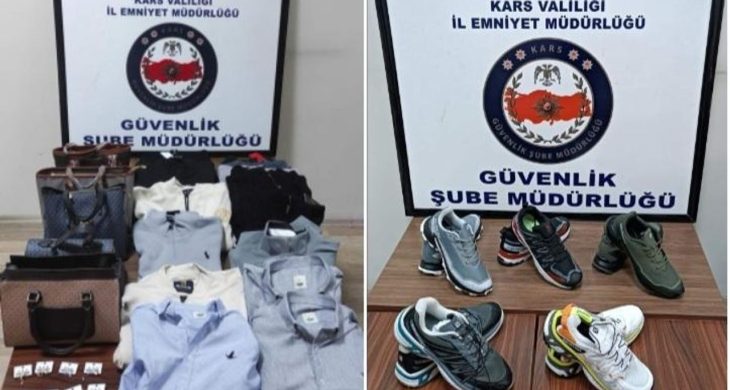 Kars’ta marka taklidi ürünlere baskın: 33 adet sahte ürün ele geçirildi