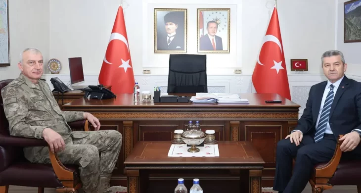 Erzurum 9. Kolordu Komutanı Tümgeneral Akyıldız, Artvin’de