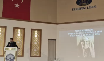 Erzurum Lisesi’nde Nene Hatun’un kahramanlığı anlatıldı