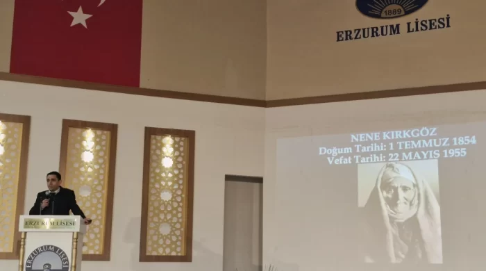Erzurum Lisesi’nde Nene Hatun’un kahramanlığı anlatıldı