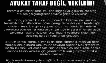 Erzurum’da avukata bıçaklı saldırı