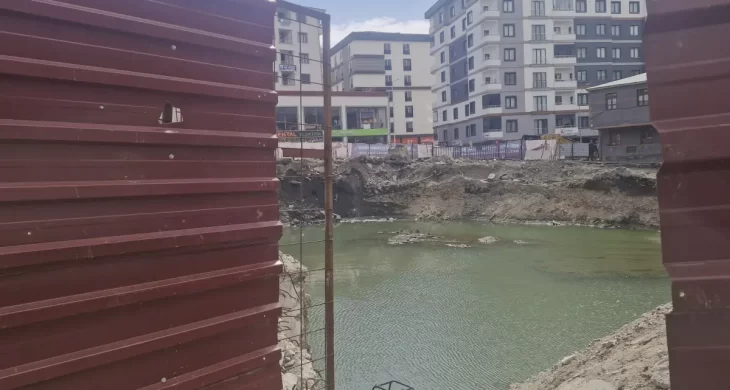 Erzurum’da cami kazısı felakete dönüyordu