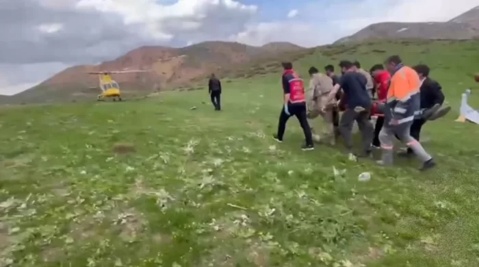 Erzurum’da nefes kesen kurtarma: Yaralı vatandaş helikopterle kurtarıldı