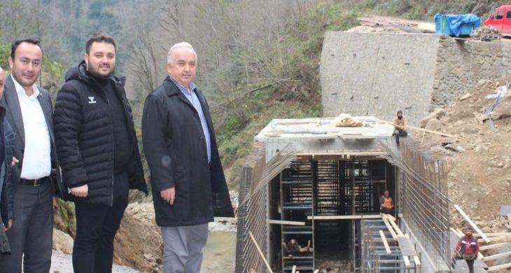 Espiye-Ericek Grup yoluna Milletvekili Ali temür neşteri