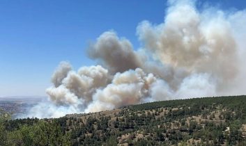 Ankara Eymir Gölü çevresinde orman yangını çıktı