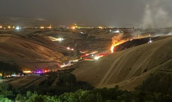 Eymir Gölü’nde havai fişek yangını: 2 kişi gözaltında