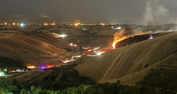 Eymir Gölü’nde havai fişek yangını: 2 kişi gözaltında