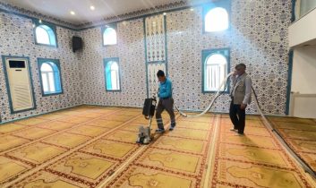 Eyyübiye’de Periyodik Cami temizlikleri devam ediyor