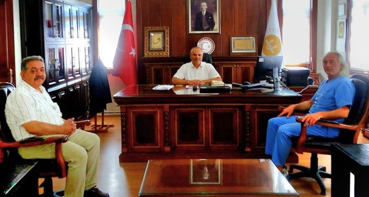 İlçe Sağlık Müdüründen Müftü Süsün’e hayırlı olsun ziyareti