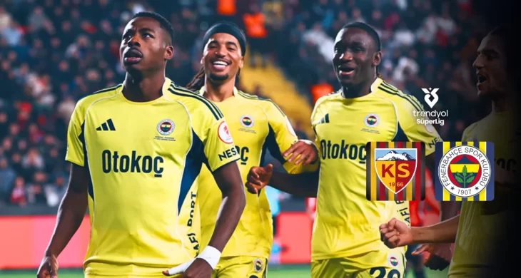 Fenerbahçe, Kayseri deplasmanında kritik virajda