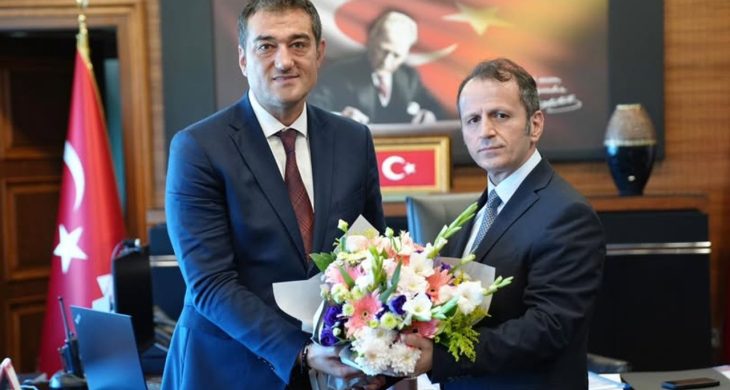 Belediye Başkanı Fuat Köse’den yeni Emniyet Müdürü Ferhat Aktaş’a ziyaret