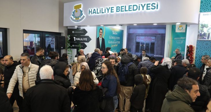 Haliliye Belediyesi standına büyük ilgi