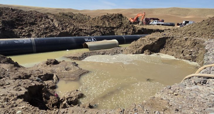 Kesikköprü hattındaki boru patlaması su kesintisine neden olabilir