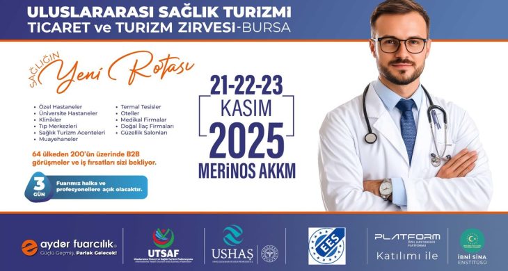 Dünya sağlık turizminin kalbi Bursa’da atacak
