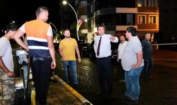 Fuat Köse asfalt çalışmalarını yerinde izledi