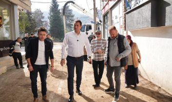 Başkan Fuat Köse sahada hizmetleri denetledi
