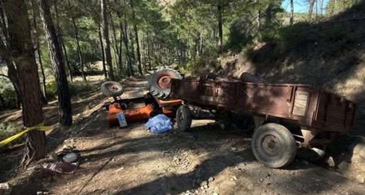 Serik’te traktör kazası: 61 yaşındaki sürücü hayatını kaybetti