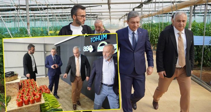 Antalya Valisi Şahin’den ANAMAS Tohum’a ziyaret