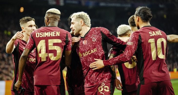 Galatasaray, Amsterdam’da şov yaptı: Osimhen’den tarihi “hat-trick”