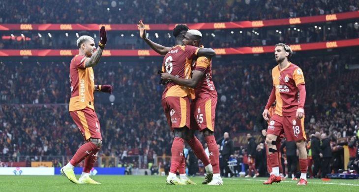 Galatasaray, Samsunspor’u 3-2 mağlup ederek liderliğini sürdürdü