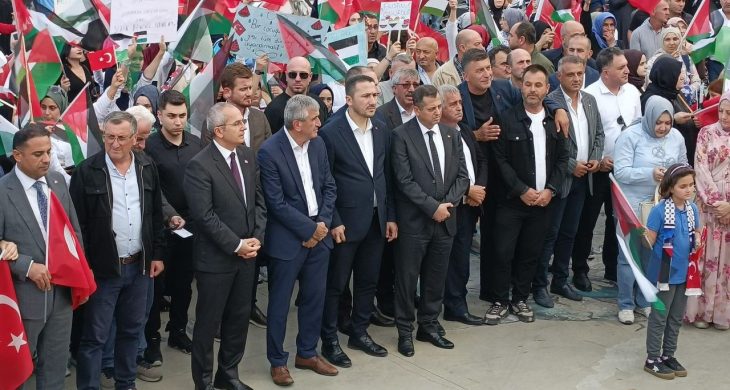 Akçakoca’dan “Gazze için” tek ses çıktı