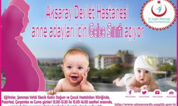 Anne adayları için gebe sınıfı açılıyor
