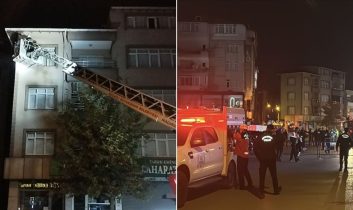 Gebze’de yıkılan binanın yanındaki binada çatlaklar oluştu: 3 bina boşaltıldı