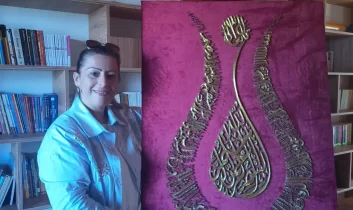 Geleneksel el sanatlarından olan “filografi “ kursuna yoğun ilgi