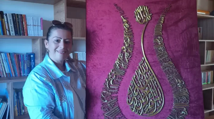 Geleneksel el sanatlarından olan “filografi “ kursuna yoğun ilgi