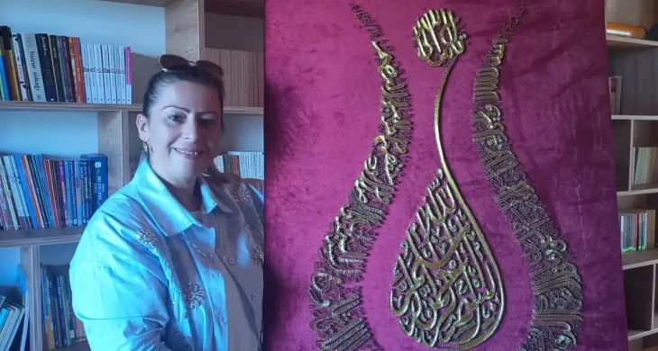 Geleneksel el sanatlarından olan “filografi “ kursuna yoğun ilgi