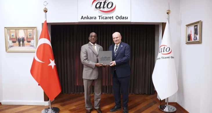 Gine Büyükelçisi Fofana, Ato Başkanı Baran’ı ziyaret etti