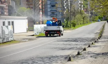Giresun Belediyesi kahverengi kokarca ilaçlamasına başladı