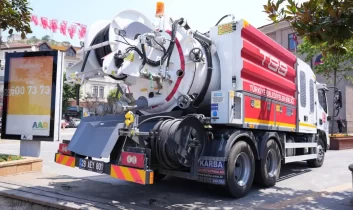 Giresun Belediyesi yeni kanal temizleme aracına kavuştu