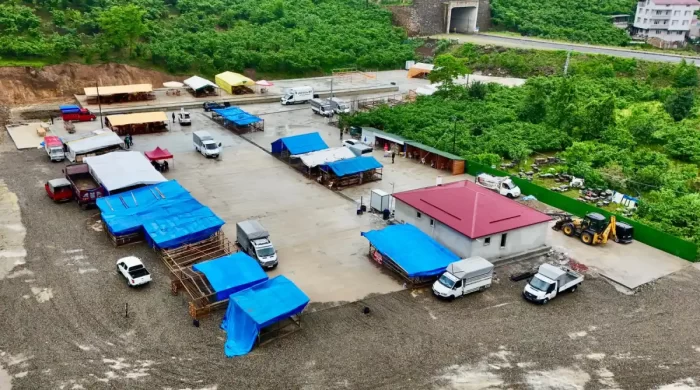 Giresun canlı hayvan pazarı hizmete başladı