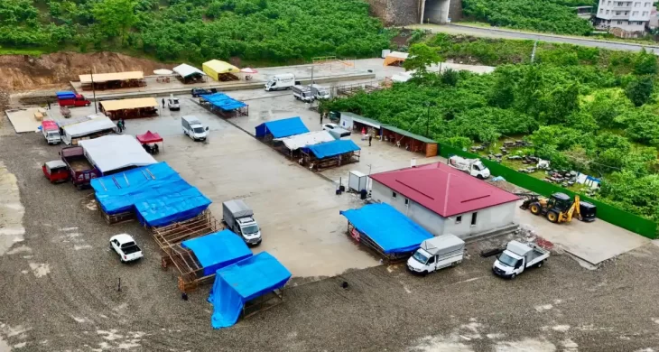 Giresun canlı hayvan pazarı hizmete başladı